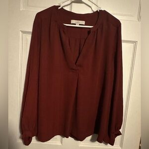 LOFT Women's Rust Top